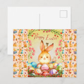 Hasen für Ostern Postkarte (Vorne/Hinten)