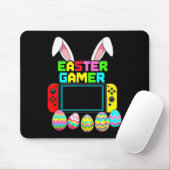 Hasen-Gaming-Controller-Gamer-Jungs-Lustiger-Video Mousepad (Mit Mouse)