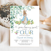 Hasen-Geburtstagseinladung Mädchen Einladung