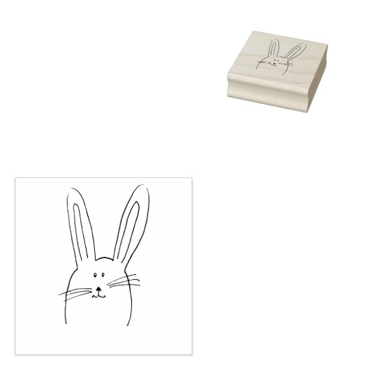 Hasen Gummistempel (Stempel)