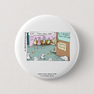 Hasen-Gynäkologen Lustiger Geschenkbutton Button