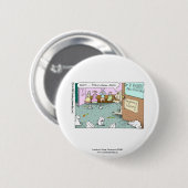 Hasen-Gynäkologen Lustiger Geschenkbutton Button (Vorne & Hinten)