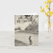 Hasen heute karte (Gelbe Blume)