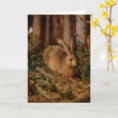 Hasen im Wald Karte (Gelbe Blume)