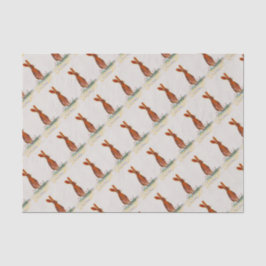 Hasen in den Mohnblumen Seidenpapier