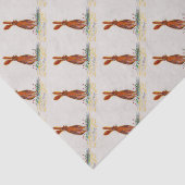 Hasen in den Mohnblumen Seidenpapier (Ausschnitt)