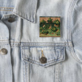 Hasen in einem Holz Button (Beispiel)