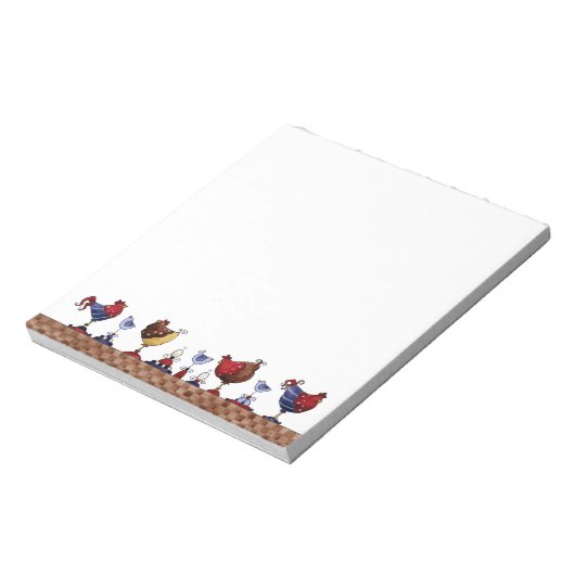 Hasen in einer Reihe - Notepad Notizblock (Rotiert)