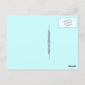 Hasen in Fantasyland Postkarte (Rückseite)