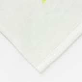 Hasen in Gras Fleece Blanket (Ecke)