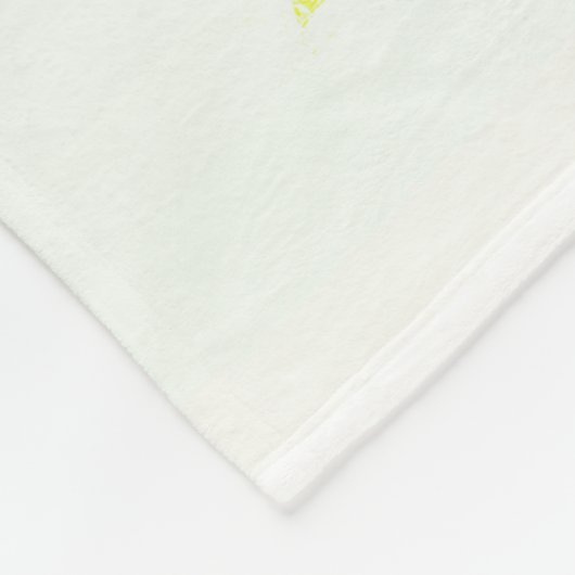 Hasen in Gras Fleece Blanket (Ecke)