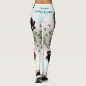Hasen in meinem Garten Leggings (Rückseite)