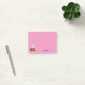 Hasen in Schokolade Ei Happy Oaster | Personalisie Post-it Klebezettel (Büro)