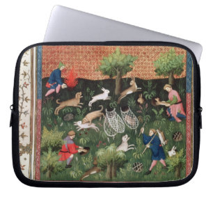 Hasen Jagd fol.92 Frau-Fr 616, vom Livrede Laptopschutzhülle