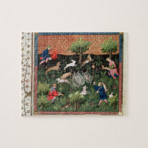 Hasen Jagd fol.92 Frau-Fr 616, vom Livrede Puzzle