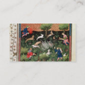 Hasen Jagd fol.92 Frau-Fr 616, vom Livrede Visitenkarte (Rückseite)