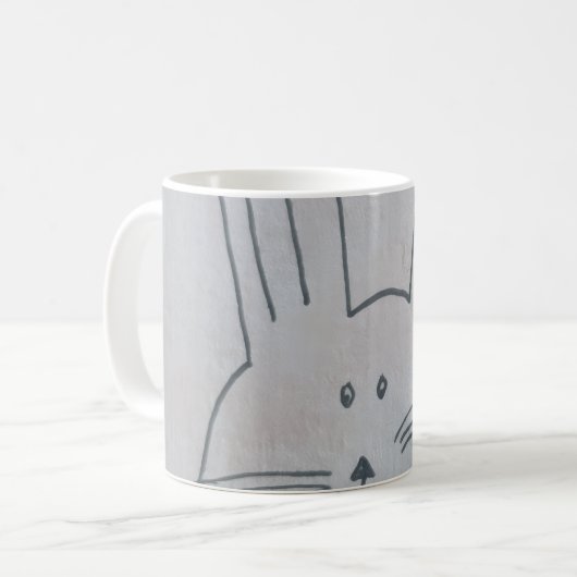 Hasen Kaffeetasse (Vorderseite Links)