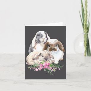 Hasen Kaninchen Hase Mama Hase Karte