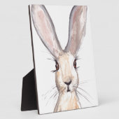 Hasen-Kaninchen-süße Tier Fotoplatte (Seite)