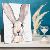Hasen-Kaninchen-süße Tier Fotoplatte (Seite)