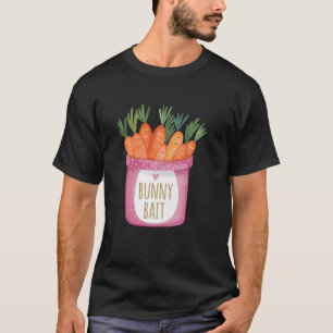 Hasen Köder Süß Ostern Frühling Gartenarbeit Karot T-Shirt