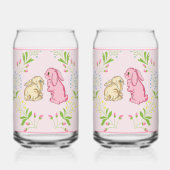 Hasen-Kranz Rosa Glas (Rückseite)