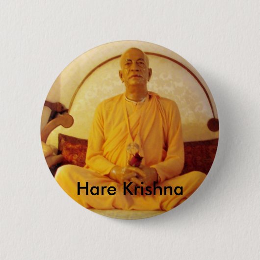 Hasen Krishna Button (Vorderseite)