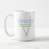 Hasen Krishna Mala Rosenbeet-Tasse Kaffeetasse (Links)