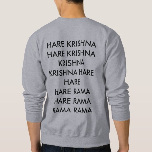 Hasen Krishna Sweatshirt (Rückseite)