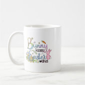 Hasen Küsschen Osterwünsche Tee-Geschenk Kaffeetasse (Links)