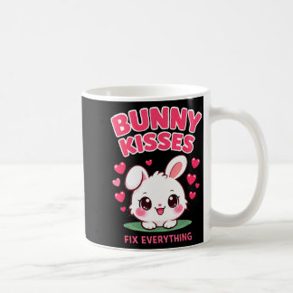 Hasen-Küsse reparieren alles süße Hasen-Design  Kaffeetasse