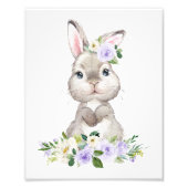 Hasen, Landtiere, Lilac-Blume, geschlechtsneutral Fotodruck (Vorne)