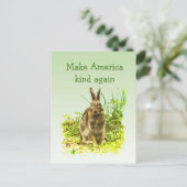 Hasen machen Amerika wieder zur Postkarte (Stehend Vorderseite)