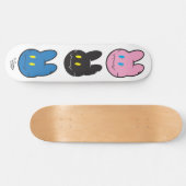 Hasen-Maskottchen-Skateboard Skateboard (Horizontal)