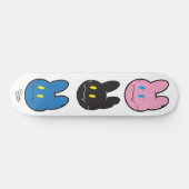 Hasen-Maskottchen-Skateboard Skateboard (Horizontal)