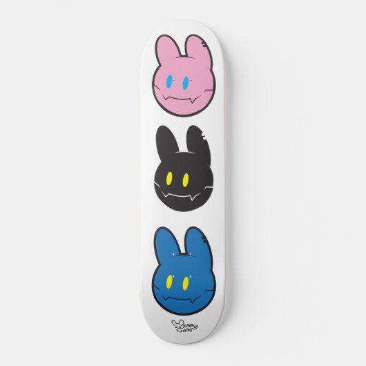 Hasen-Maskottchen-Skateboard Skateboard (Vorderseite)