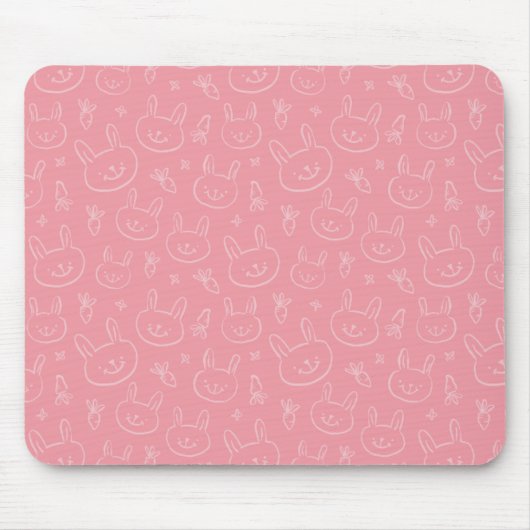 Hasen-Mauspad Mousepad (Vorne)