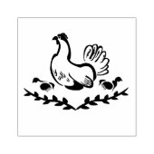 Hasen mit gelben Fesseln Art Gummistempel (Prägung)