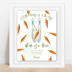 Hasen mit Karotten - Mama-osa-Bar Poster