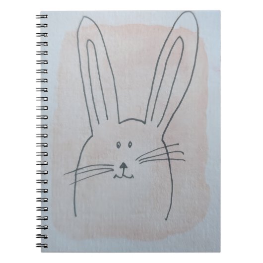 Hasen Notizblock (Vorderseite)