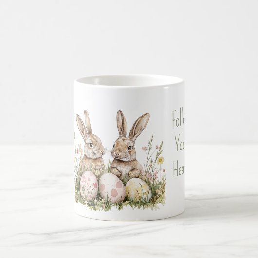 Hasen Ostereier Kaffeetasse (Mittel)