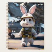 "Hasen-Pilot auf Deck" 🐰 Planer (Vorderseite)