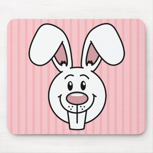 Hasen (Pink) Mauspad (Vorne)