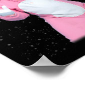 Hasen-Pink-Trump-Kostüm Poster (Ecke)