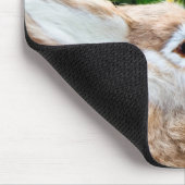 Hasen-Schniffe-Blume Mousepad (Ecke)