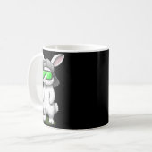 Hasen-Sonnenbrille Mütze cooler Hase Pixel Osterta Kaffeetasse (Vorderseite Links)