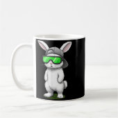 Hasen-Sonnenbrille Mütze cooler Hase Pixel Osterta Kaffeetasse (Links)