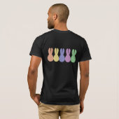 Hasen-T-Shirt T-Shirt (Schwarz voll)
