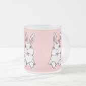 Hasen Tassen Kaffee Kaffee Cup Pink Bunny Cup (VorderseiteRechts)