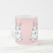 Hasen Tassen Kaffee Kaffee Cup Pink Bunny Cup (Vorderseite Links)